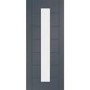 Palermo 1 Light Internal White Primed Door with Clear Glass - White Primed, 1981 x 762 x 35 mm