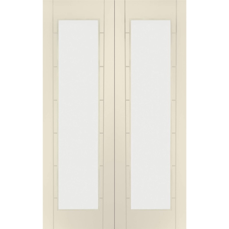 Palermo 1 Light Pair with Clear Glass - White Primed, 1981 x 1524 x 40 mm