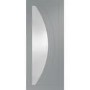 Internal White Primed Salerno with Clear Glass - White Primed, 2040 x 726 x 40 mm