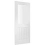 Internal White Primed Suffolk with Clear Glass - White Primed, 1981 x 762 x 35 mm