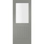 Internal White Primed Suffolk with Clear Glass - White Primed, 1981 x 762 x 35 mm
