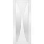 Internal White Primed Verona with Clear Glass - White Primed, 2040 x 726 x 40 mm