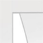 Internal White Primed Verona with Clear Glass - White Primed, 2040 x 726 x 40 mm