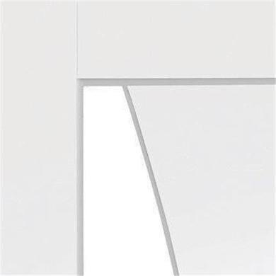 Internal White Primed Glazed Door with Clear Glass - 2040 x 926 x 40mm - Verona - XL Joinery