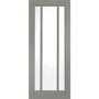 Internal White Primed Worcester Door with Clear Glass - White Primed, 1981 x 686 x 35 mm