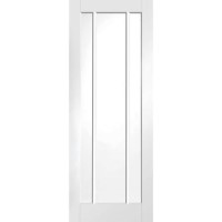 Internal White Primed Worcester Door with Clear Glass - White Primed, 1981 x 686 x 35 mm