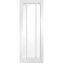 Internal White Primed Worcester Door with Clear Glass - White Primed, 1981 x 686 x 35 mm