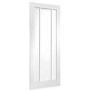 Internal White Primed Worcester Door with Clear Glass - White Primed, 1981 x 686 x 35 mm
