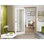 Internal White Primed Worcester Door with Clear Glass - White Primed, 1981 x 686 x 35 mm