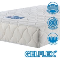 Icon Designs Concept Memory Sleep GelFlex 20 Convoluted LayGel Mattress - UK Single white