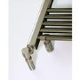 Accuro Korle Champagne Towel Radiator Brushed Aluminium - 700 x 500mm