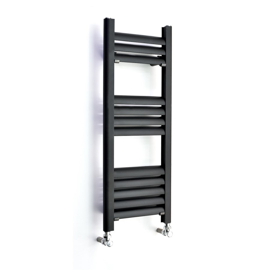 Accuro Korle Champagne Towel Radiator Anthracite - 800 x 500mm