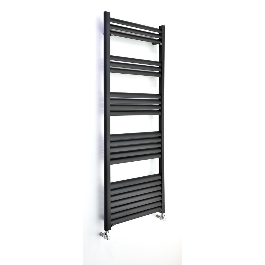 Accuro Korle Champagne Towel Radiator Anthracite - 1400 x 500mm
