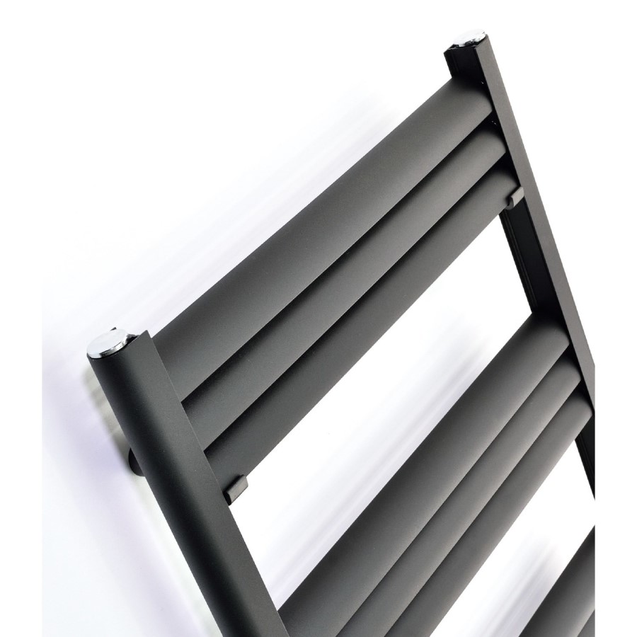 Accuro Korle Champagne Towel Radiator Anthracite - 1400 x 500mm