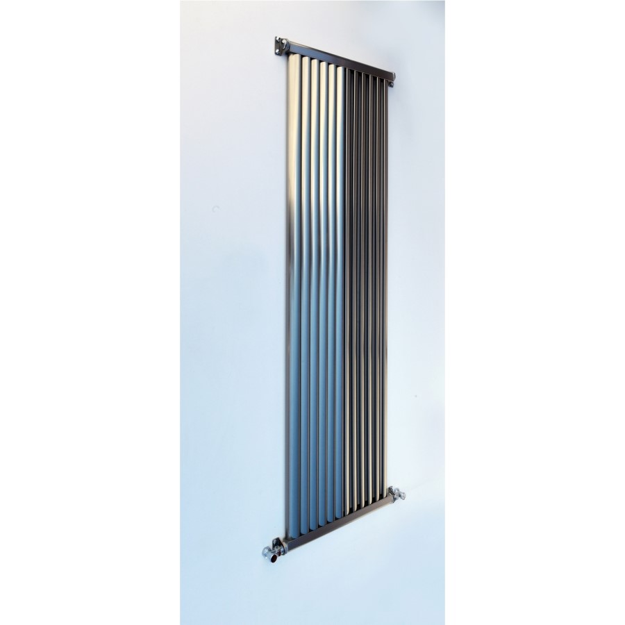 Accuro Korle Aluminium Radiator Brushed Aluminium - 1800 x 470mm
