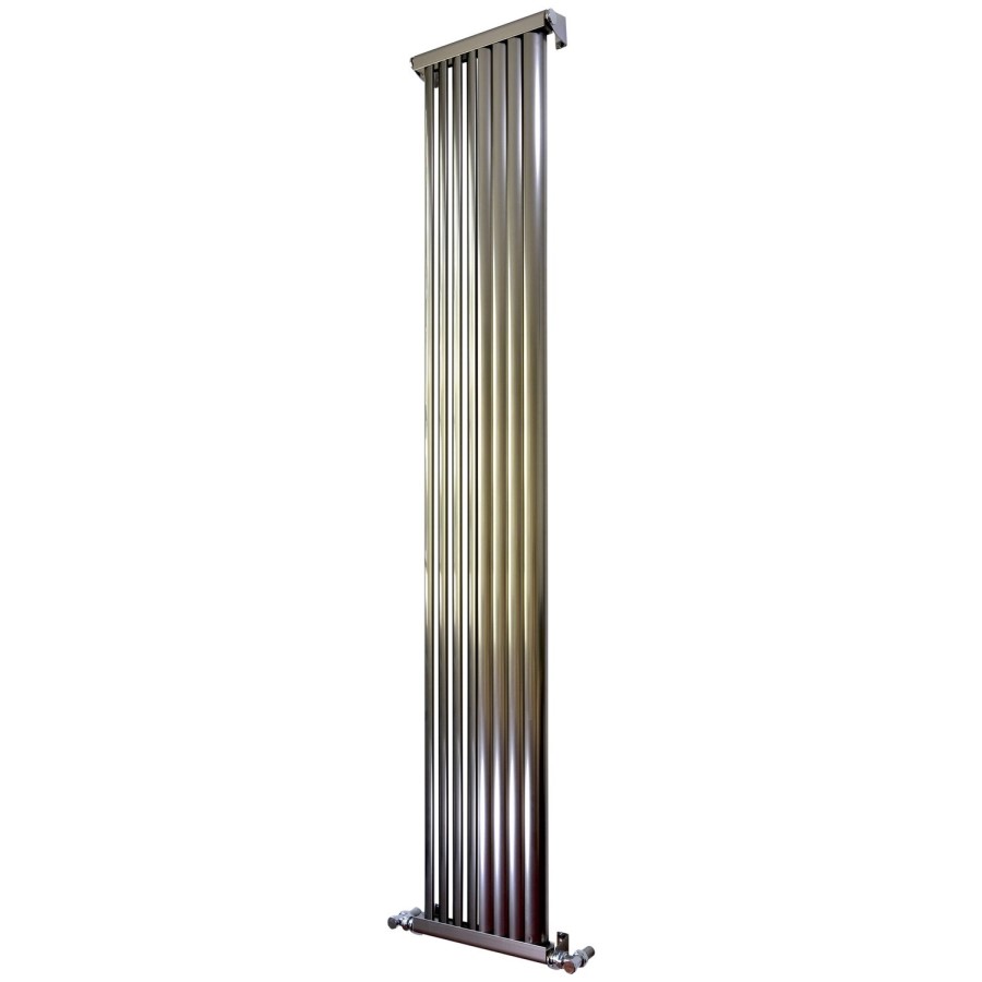 Accuro Korle Aluminium Radiator Brushed Aluminium - 1800 x 330mm