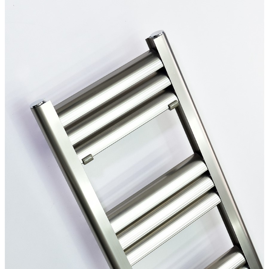 Accuro Korle Champagne Towel Radiator Brushed Aluminium - 1800 x 300mm