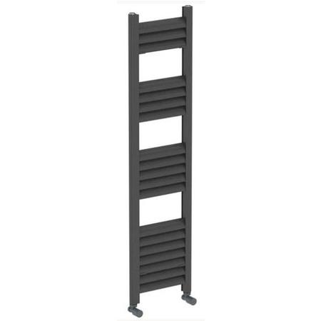 Accuro Korle Champagne Towel Radiator Anthracite - 1200 x 300mm