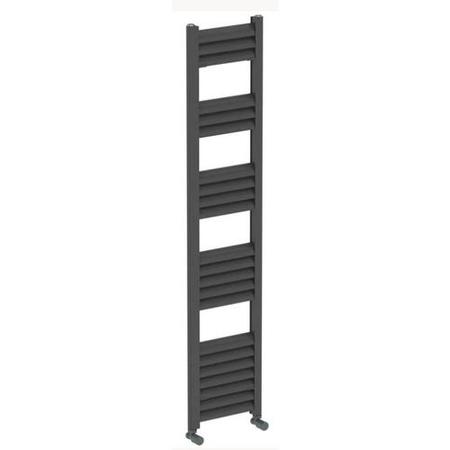 Accuro Korle Champagne Towel Radiator Anthracite - 1400 x 300mm