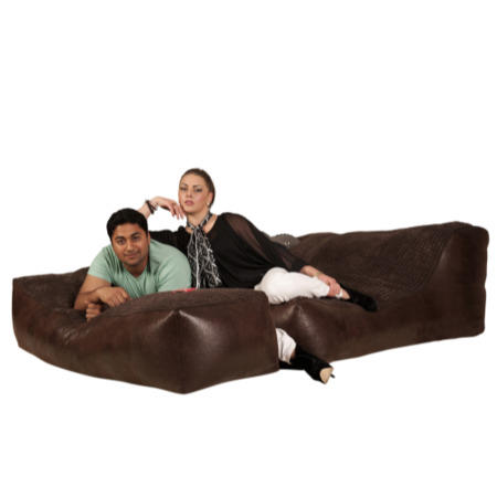 Bonkers Love Sack In Mocha and Ivory 