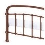 LPD Halston Rose Gold Copper Double Metal Bed Frame