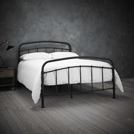 LPD Halston Black Single Bed Frame