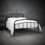 LPD Halston Black Single Bed Frame