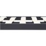 Black Metal Double Bed Frame - Halston - LPD