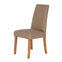 World Furniture Pair of Hanbury Oatmeal Dining Chairs