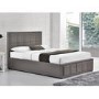 Birlea Hannover King Size Upholstered Grey Ottoman Bed 