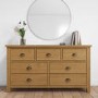 Harrington Solid Oak Wide Chests of Drawers