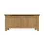 Harrington Solid Oak Blanket Box