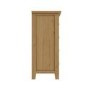 GRADE A1 - Harrington Solid Oak 5 Drawer Chest of Drawers