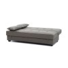 Kyoto Futons Harley Sofa Bed with Storage in Charcoal Fabric 