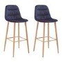 LPD Set of 2 Harper Barstools in Blue
