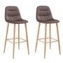 LPD Set of 2 Harper Barstools in Grey