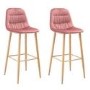 LPD Set of 2 Harper Barstools in Pink