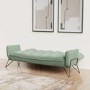 Sage Green Click Clack Sofa Bed - Hattie