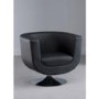 World Furniture Havana Swivel Chair in Black