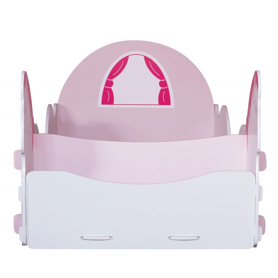 Kidsaw Princess Carriage Single Bed in Pink & Cream