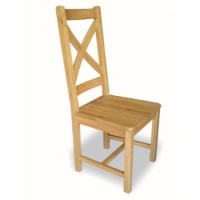 Oceans Apart Savoy Oak Cross Back Dining Chair
