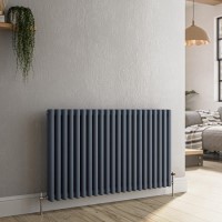 Reggio Anthracite Horizontal Triple Column Traditional Radiator 600x1010mm 4377 BTU - Cast Iron Style Reggio Anthracite Horizontal Triple Column Traditional Radiator 600x1010mm 4377 BTU - Cast Iron Style