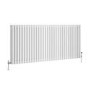 Reggio White Horizontal Triple Column Traditional Radiator 600x1460mm 6367 BTU - Cast Iron Style