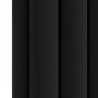 Sorrento Midnight Black Horizontal Oval Designer Radiator 600x1003mm Double Panel 4079 BTU