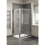 Claritas 8mm Glass Hinged Shower Door - 760 x 1950mm