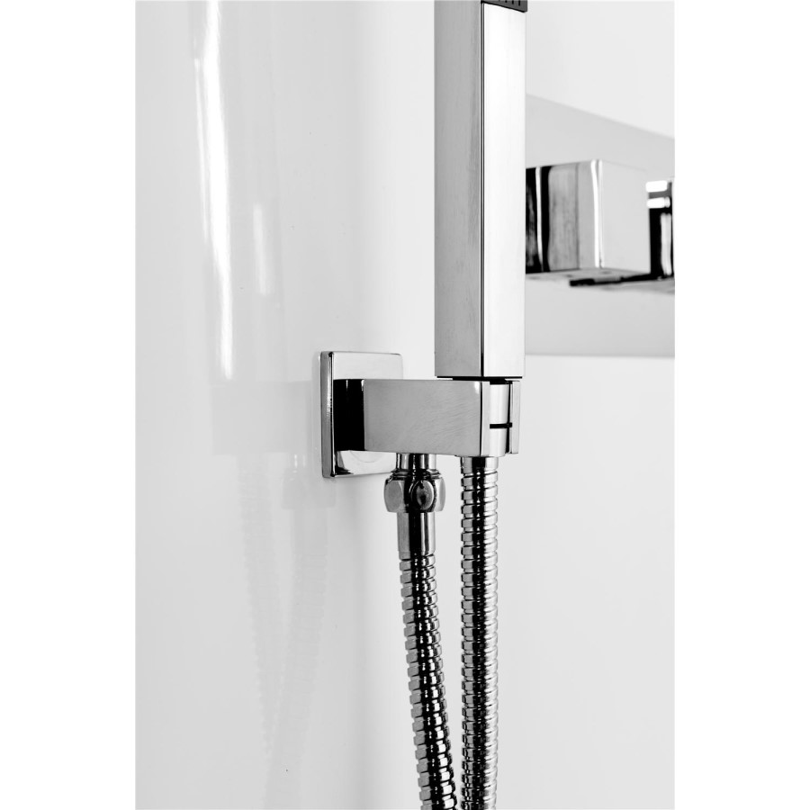 Square Outlet Elbow Shower & Handset