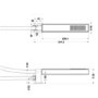 Square Outlet Elbow Shower & Handset