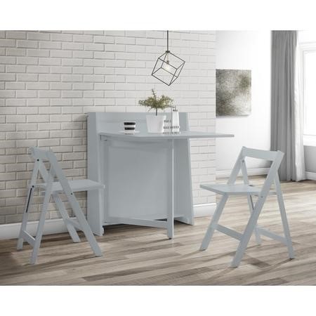 Grey Folding Dining Table and Chairs Seats 2 Julian Bowen Furniture123