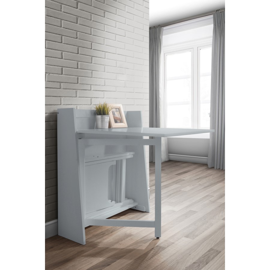 Grey Folding Dining Table and Chairs - Seats 2 - Julian Bowen