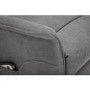 Rise & Recliner Chair in Grey Fabric - Helena- Julian Bowen